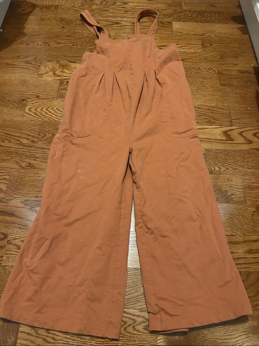 Girl Wide-Leg Jumpsuit in Rust
